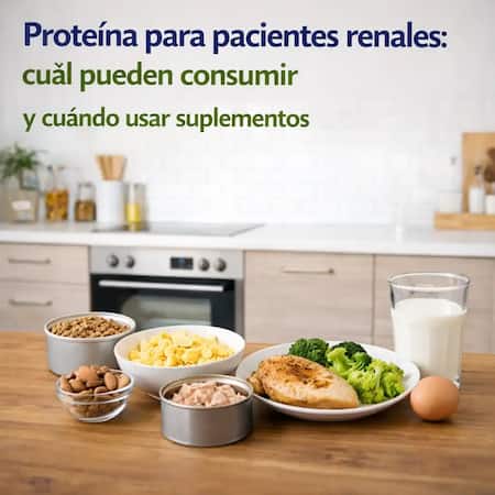 Proteína para pacientes renales: cuál pueden consumir y cuándo usar suplementos